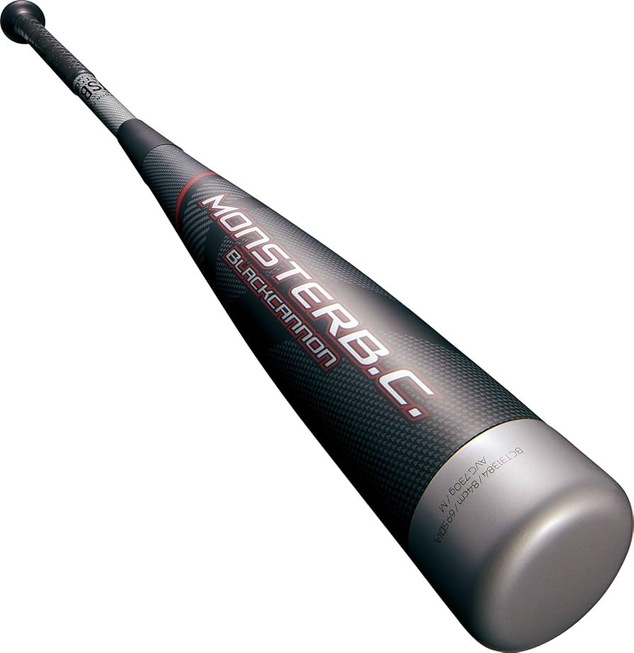 バット ZETT BLACK CANON MONSTER B.C. Zett BCT31383 Soft Baseball FRP Bat Monster Black Cannon